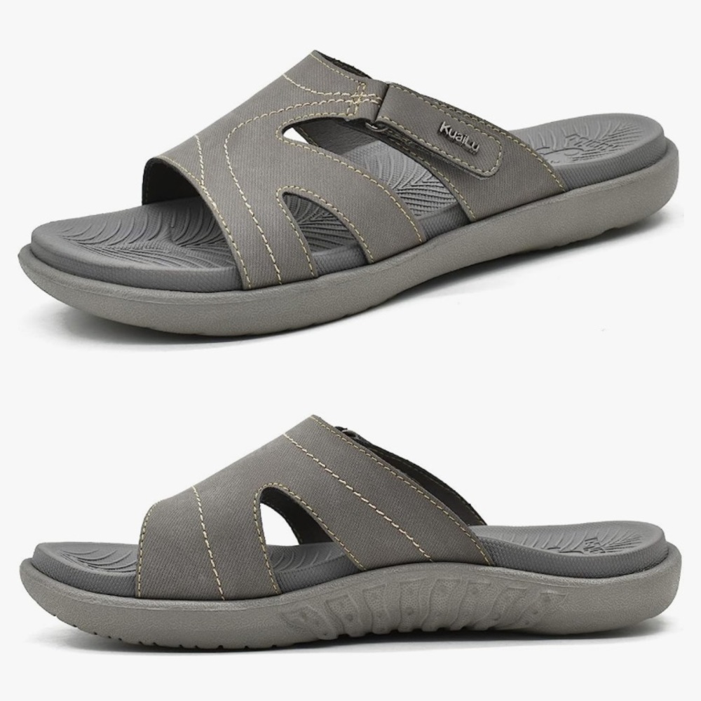 NWT KuaiLu Womens Fashion Orthotic Slides Size 11